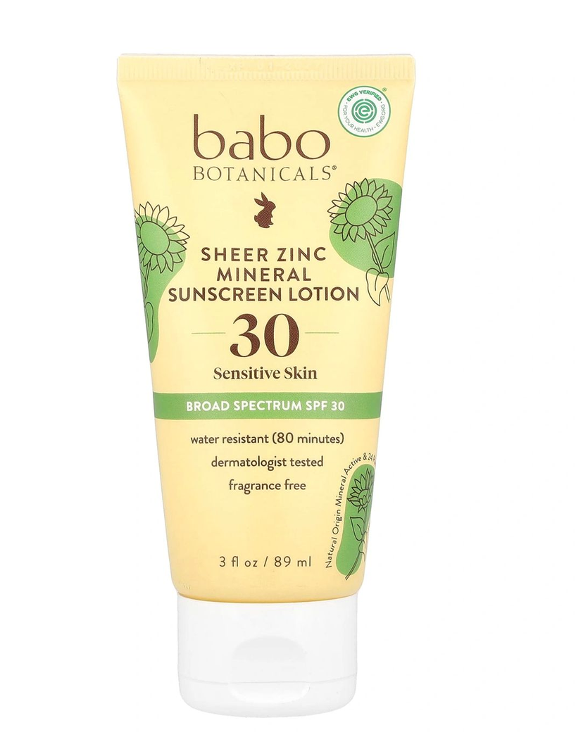 Babo Botanicals mineral sunscreen